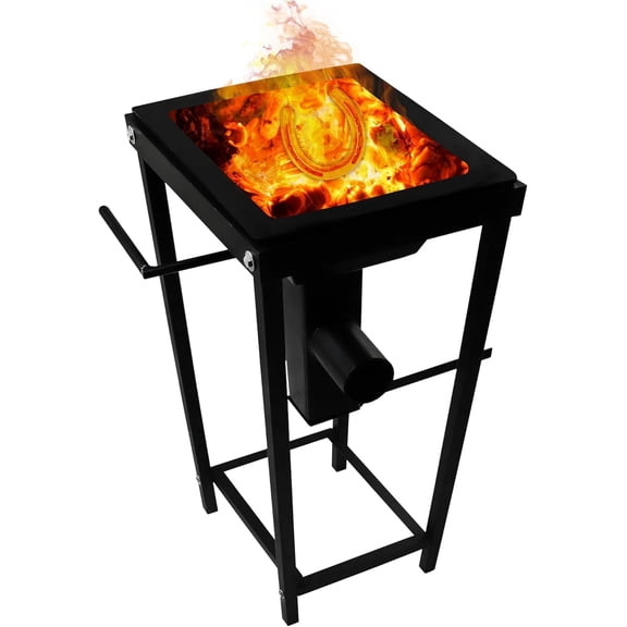 Coal Forge for Blacksmithing - Welded Firepot Coal Forge Kit 10 x 12 Blacksmith Charcoal Forge Tools for Knife Making Blacksmith Coal Forge kit Professionals & Artists Hobbyists Forging.