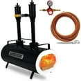 thumbnail image 1 of Simond Store Double Burner Portable Propane Gas Forge for Blacksmithing Tools & Hardware Misc.., 1 of 10