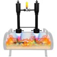 thumbnail image 1 of Simond Store Propane Forge Double Burner Kit, Propane Double Burner for Melting Furnace Foundry Forge Blacksmithing Jewelry Making Kiln Farrier - Steel Propane Burner with Valve, 1 of 9