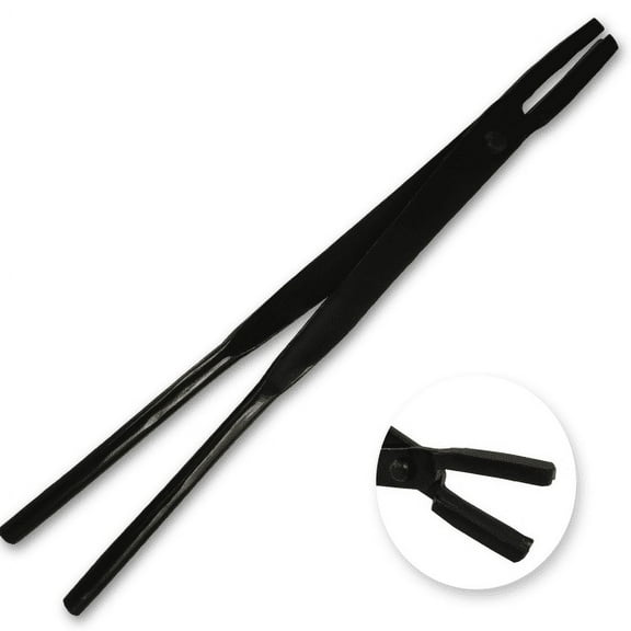 Simond Store Hand Forged Square Jaw Blacksmith Tongs, 16" L