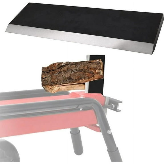 SIMOND STORE- Manual log splitter wedge, 12 Inch L X 6 Inch W X 1 Inch Thick, Heavy Duty Wood Splitter for Wood Stove Fireplace Fire Pit Kindling Fire Starter Logs