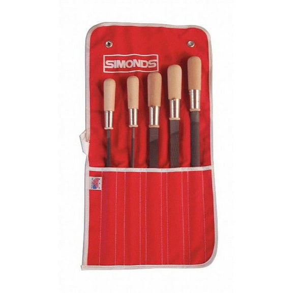 Simonds File Set,Specialty Pattern,Assorted,8inL 72758790