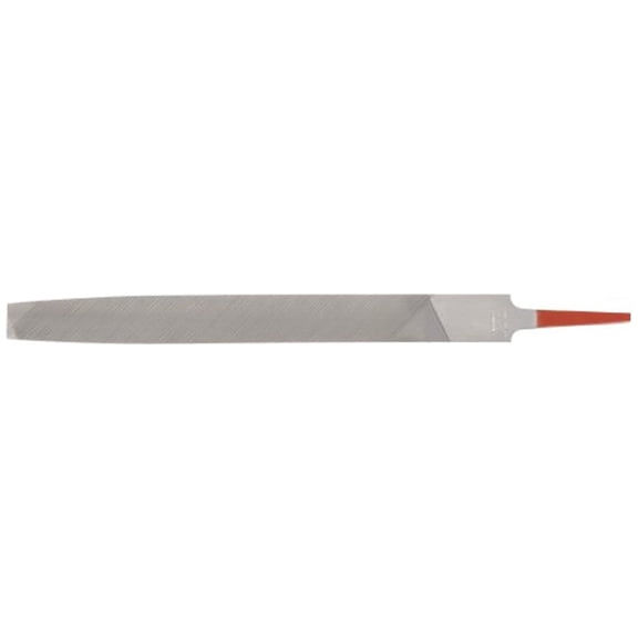Simonds Flat Hand File, American Pattern, Double Cut, Rectangular, Medium, 4" Length, 7/16" Width, 5/64" Thickness