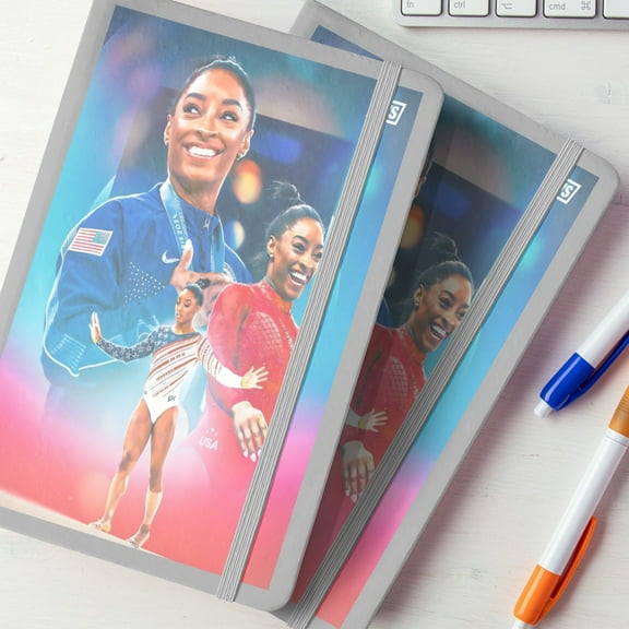 Simone Biles Custom Printed Notebook.