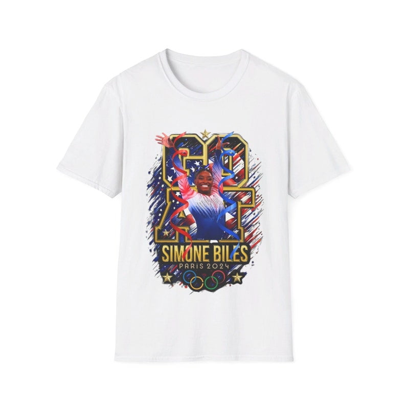Simone Biles Parise 2024 Unisex Softstyle TShirt