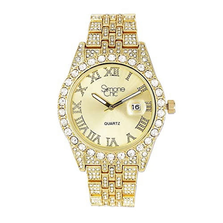 Simone Chic Fully Iced Out Diamond Watch for Women display picture 2