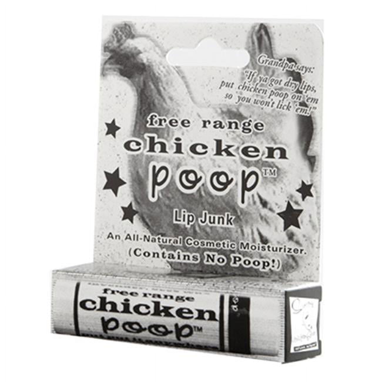 Simone Chickenbone 1019 Chicken Poop Lip Balm Display, Pack Of 16