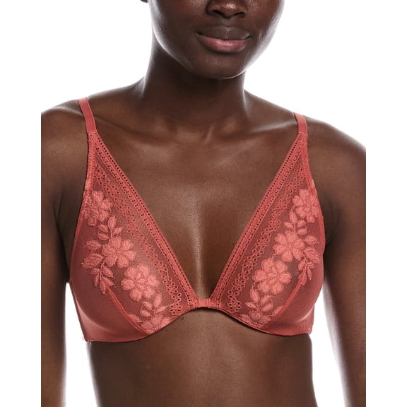 Simone Pérèle womens Simone Perele Wired Triangle Bra, 34C, Pink