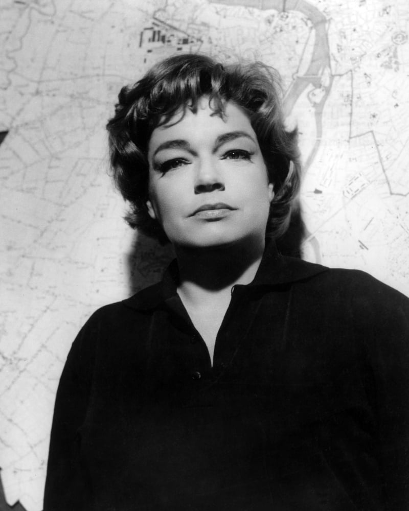 Simone Signoret Canvas Art - (16 x 20)