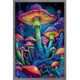 thumbnail image 1 of Simonetta Zambelli - Psychedelic Mushrooms Wall Poster, 22.375" x 34" Framed, 1 of 5
