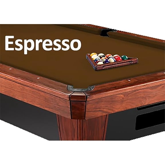 Simonis Espresso Billiard Cloth- 8 Foot Cut