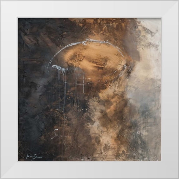 Simonis, Julia 26x26 White Modern Wood Framed Museum Art Print Titled - Abstract II