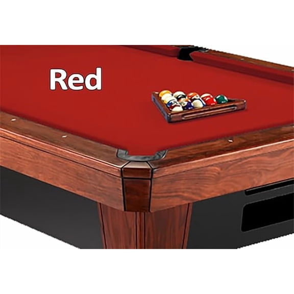 Simonis Red Billiard Cloth- 8 Foot Cut