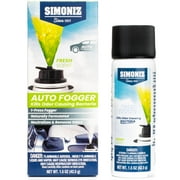 Simoniz Automotive Odor & Bacteria Eliminating Vehicle Fogger/Freshener Fresh Scent, 1.5 oz