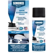 Simoniz Odor & Bacteria Eliminating Vehicle Fogger with Naturally Formulated Fragrance, True Night Scent, 1.5 Oz