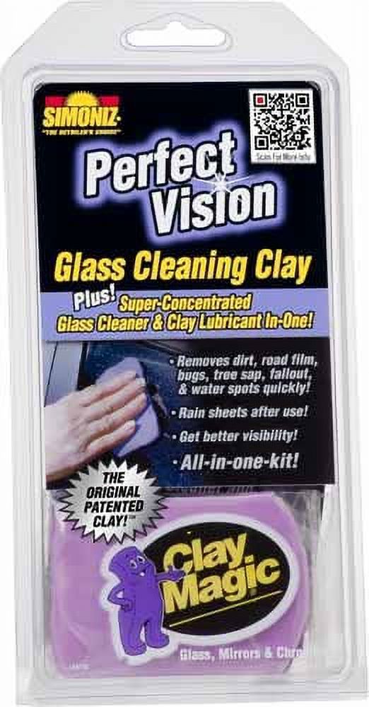 Simoniz Clay Magic S58 Perfect Vision Glass Cleaning Clay Kit