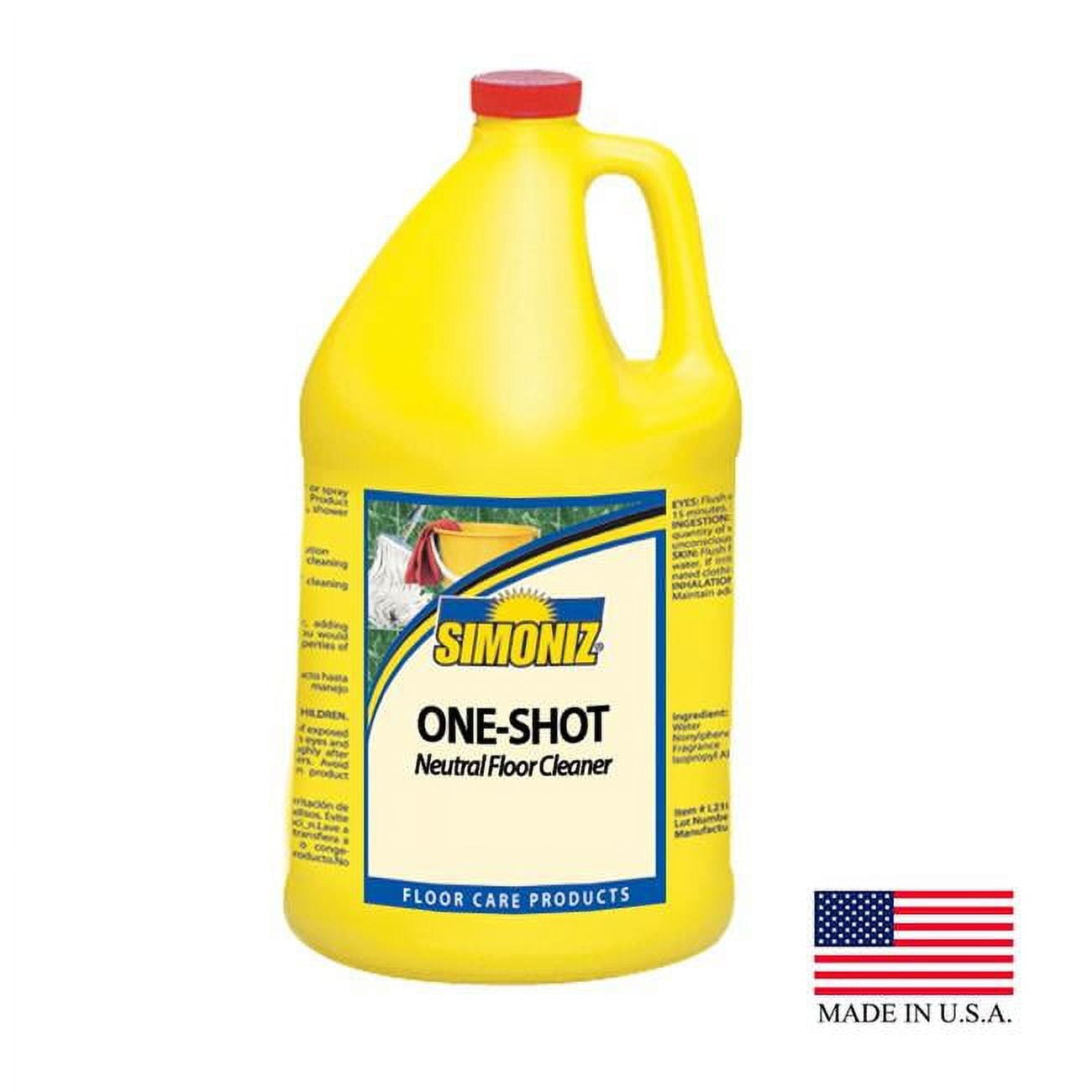 Simoniz Usa 2445004 PEC 1 gal OneShot All Purpose Floor Cleaner, Pack