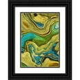 thumbnail image 1 of Simons 11x14 Black Ornate Wood Framed with Double Matting Museum Art Print Titled - Momentum II, 1 of 4