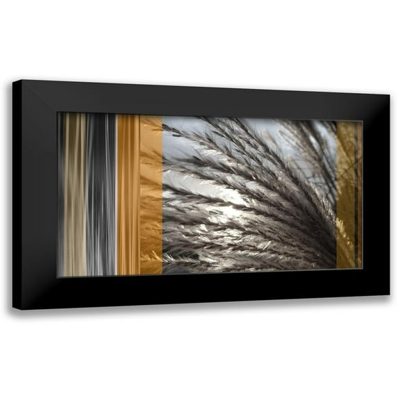 Simons 14x10 Black Modern Framed Museum Art Print Titled - Sunlit Amber I