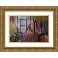 thumbnail image 1 of Simons 18x13 Gold Ornate Wood Framed with Double Matting Museum Art Print Titled - New York New York, 1 of 4