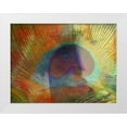 thumbnail image 1 of Simons 18x15 White Modern Wood Framed Museum Art Print Titled - Feathered Illusion II, 1 of 4