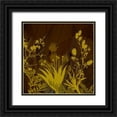 thumbnail image 1 of Simons 26x26 Black Ornate Wood Framed with Double Matting Museum Art Print Titled - Wildflower Garden III, 1 of 4