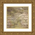 thumbnail image 1 of Simons 26x26 Gold Ornate Wood Framed with Double Matting Museum Art Print Titled - Upheld, 1 of 4