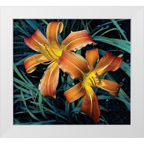 Simons 28x26 White Modern Wood Framed Museum Art Print Titled - Celebration
