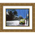 thumbnail image 1 of Simonutti, Riccardo 18x15 Gold Ornate Wood Framed with Double Matting Museum Art Print Titled - Yellow Cab, 1 of 4