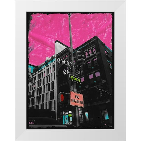 Simonutti, Riccardo 25x32 White Modern Wood Framed Museum Art Print Titled - Lafayette