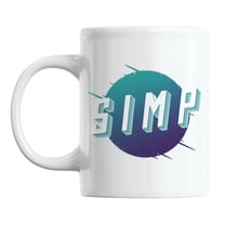 Simp, Gen or Generation Z Slang White Ceramic Coffee & Tea Mug (11oz)