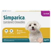 Simparica Chewable Tablets for Dogs, 5.6-11 lbs, Purple Box