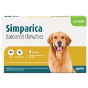 Simparica Chewable Tablets for Dogs, 44.1-88 lbs, Green Box