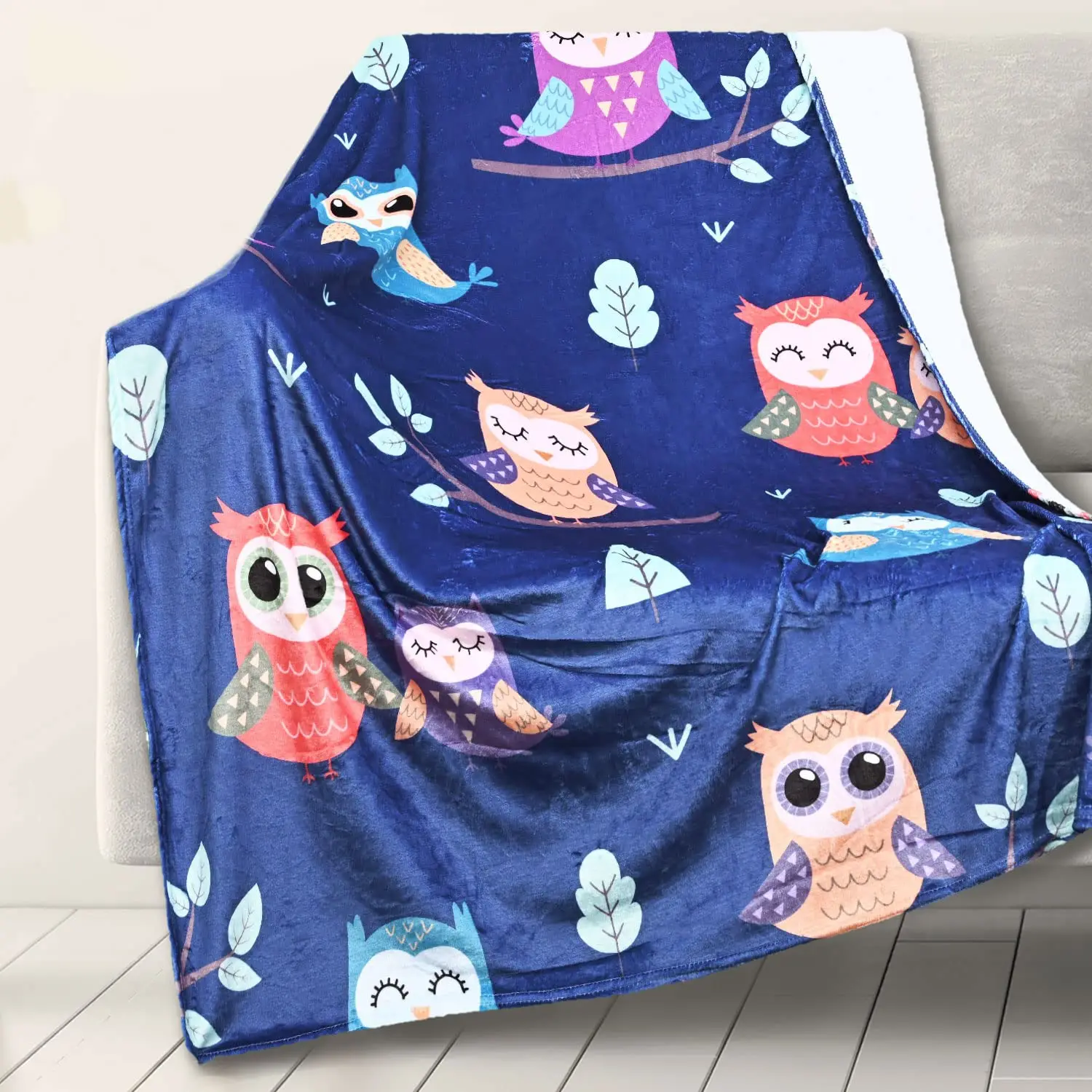 101x127 Cm Coperta Con Motivo Treni, 101 X 127 Cm, Super Morbida E Coperta Peluche Bambini