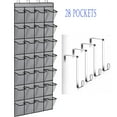 thumbnail image 1 of Simperf Over the Door Shoe Organizers, with 28 Large Thickened Mesh Pockets & 4 Metal Hooks, Hanging Shoes Storage Rack for Closet Entryway Bedroom Bathroom, 1 of 7