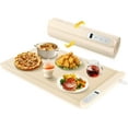 thumbnail image 1 of Simperf Silicone Warming Tray with 5 Temperature Settings, Foldable Food Warmer Fast Heating, 300W Electric Warming Hot Plate Trays for Buffets Party to Keep Food Warm 16*24inch, 1 of 8