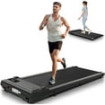 thumbnail image 1 of Walking Pad Treadmill, 2.5HP Under Desk Treadmill with Remote Control and LED Display, Portable Walking Treadmill for Home Office, Walking Jogging Machine with 300 lbs Weight Capacity, 1 of 7
