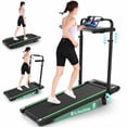 thumbnail image 1 of Simpfree Walking Pad with 6% Incline,3 in 1 Under Desk Treadmill with Height-Adjustable Desk 300lbs Capacity,Foldable Treadmill with Adjustable Handle,Touch Screen Remote Control,2s Folding,0.5-7.5mp, 1 of 7