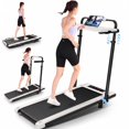 thumbnail image 1 of Simpfree 3 in 1 Under Desk Treadmill with Height-adjustable Desk,Max 300lbs Capacity,Walking Pad with LED Touch Screen,Remote Control,2s Folding Treadmill,No installation required,0.5-7.5mph/h, 1 of 7