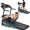 thumbnail image 1 of Simpfree 3.5HP Foldable Treadmill with Incline & Sit-Up Bench,350lbs Walking Running Treadmil lwith Heart Rate & Body Fat Monitor,LCD Display,12 Programs, 1 of 9