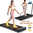 thumbnail image 1 of Simpfree Walking Pad Treadmill with Foot Massage, Versatile Dual-Sided Under Desk Treadmill with Handle Bar, 2.5HP Foldable Treadmill for Home/Office with 300LBS Weight Capacity,0.6-7.5MPH, 1 of 7