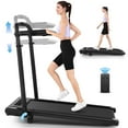 thumbnail image 1 of Simpfree 3 in 1 Under Desk Treadmill with Removable Desk, Walking Pad with Height Adjustable Armrests, LED Touch Screen, Remote Control, 0.5-7.5 mph, 1 of 7