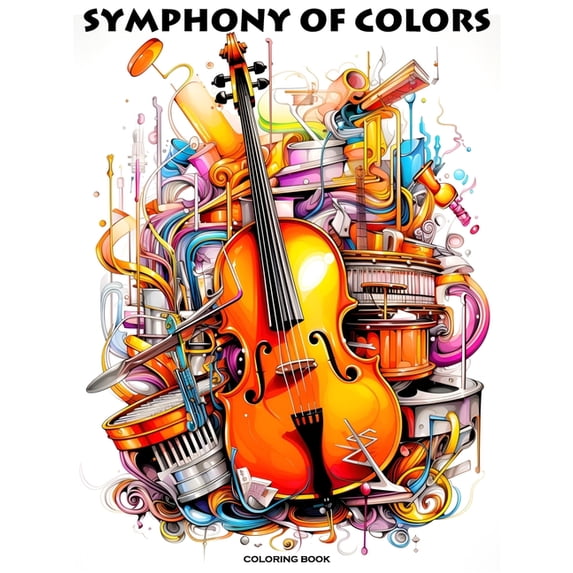 Simphony of Colors: A Colorful Journey through Magic Musical Instruments (Paperback)