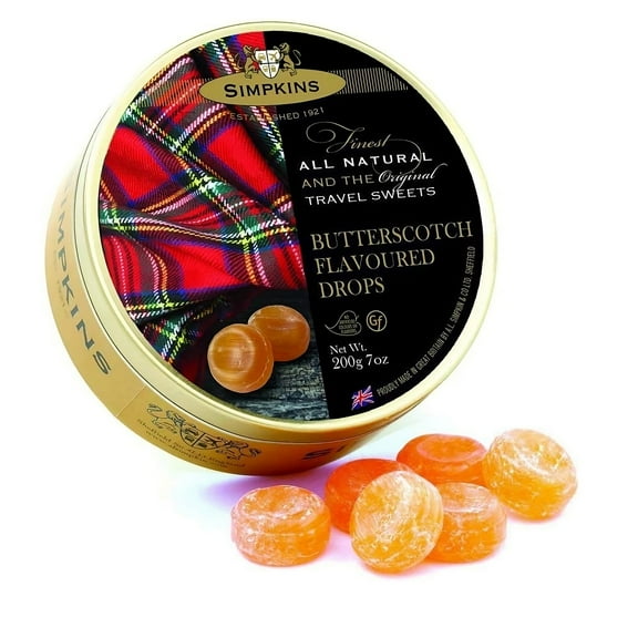 Simpkins Butterscotch Flavored Travel Sweets 200g ( 3 Pack)