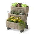 thumbnail image 1 of Simplay3 - 3-Level Herb and Flower Garden Planter, Vertical Raised Garden Bed, 27.5"H x 22.25"W x 18"D, 1 of 7