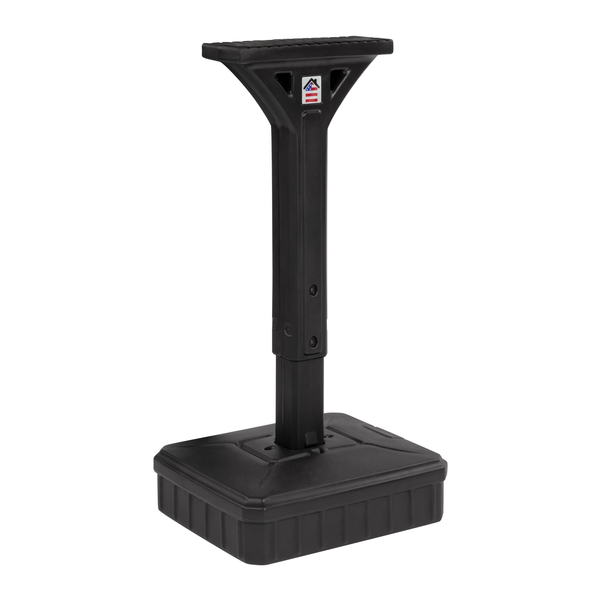 Black Heavy Duty Dig-Free Universal Mailbox Post