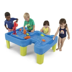 Simplay3 Big River and Roads Play Water Table and Toy Car Race Track