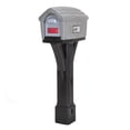 thumbnail image 1 of Simplay3 Classic Home Post Mounted Gray Mailbox, Rust Resistant, 1 of 6