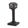 thumbnail image 1 of Simplay3 Dig Free Easy Up Classic Plastic Mailbox, Black, Rust Resistant, 1 of 8