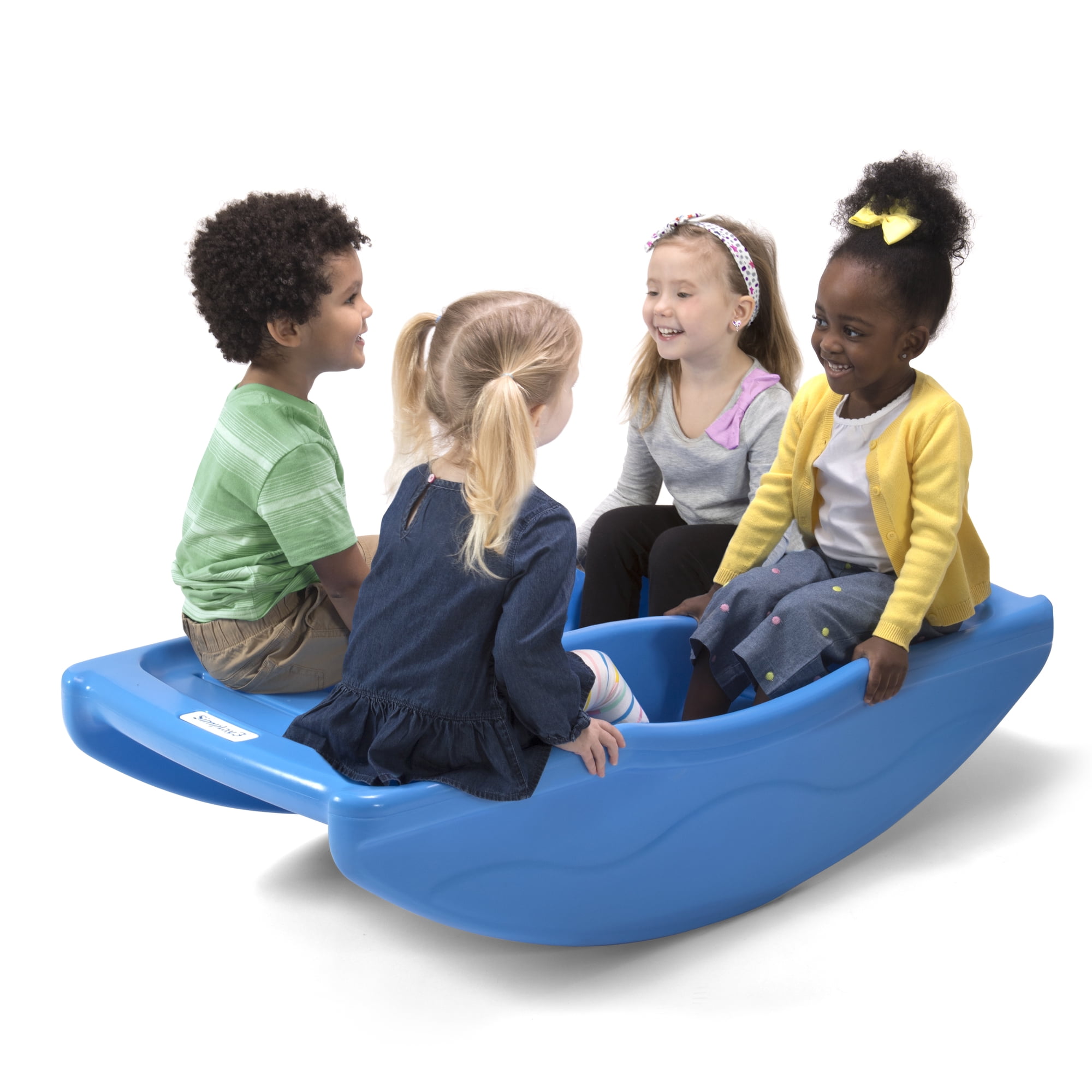 Simplay3 Blue Two-Sided Rocking and Climbing Bridge